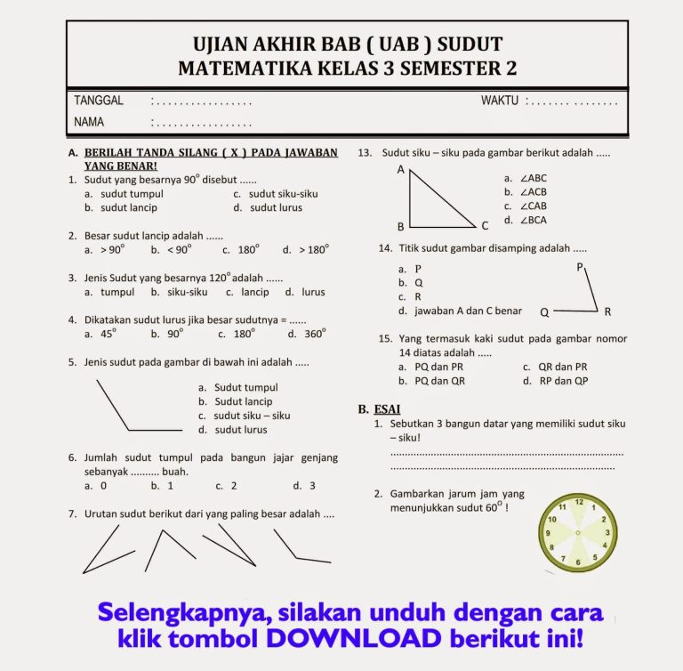 7 Rahasia Menguasai Soal UTS Kelas 3 Semester 2 Agar Nilai Ujian Anak Melonjak Drastis