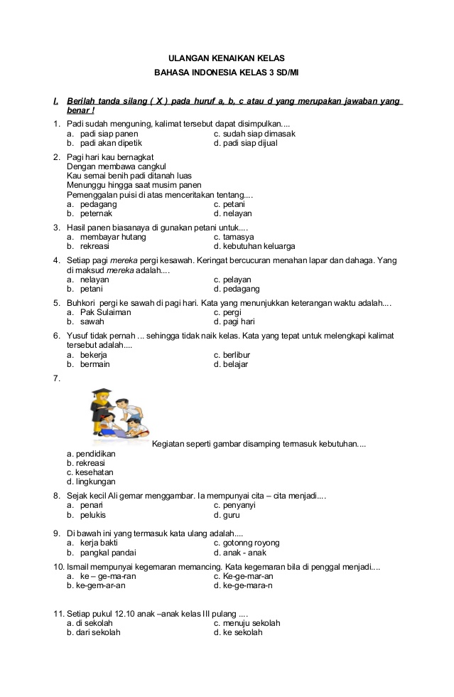 Asah Keterampilan Gerak Latihan Soal Penjaskes Kelas 3 SD Semester 2 Asah Keterampilan Gerak Latihan Soal Penjaskes Kelas 3 SD Semester 2