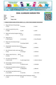 Menyongsong Ujian PKn Kelas 1 SD Semester 2 Panduan Lengkap dengan
