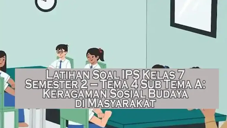 soal ips kelas 7 semester 2